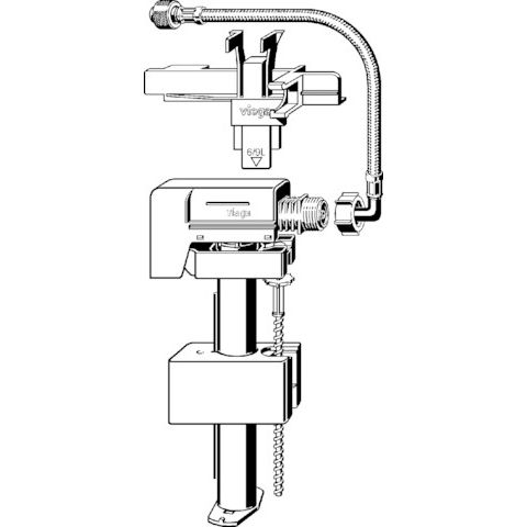 Viega - Füllventilset 8310.75 230x120x46mm Kunststoff