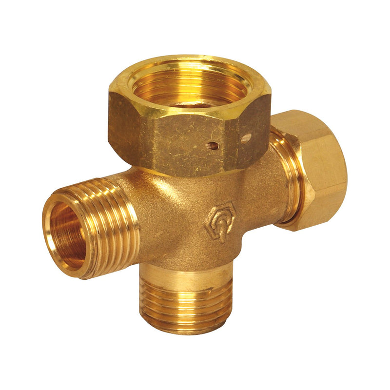 Aalberts hfc - 3-fach Verteiler 1/2 AG 1 Überwu