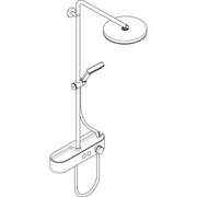 Hansgrohe - Showerpipe PULSIFY 260 1jet mit Brausethermostat Aufputz chrom