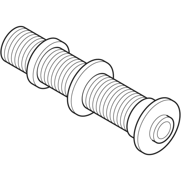 Geberit Vertriebs - Drücker und Rosette glanzverchromt