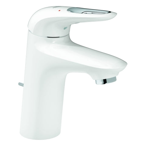 Grohe - EH-Waschtischbatterie EUROSTYLE 33558 S-Size Zugst.-Abl.-grt. moon white