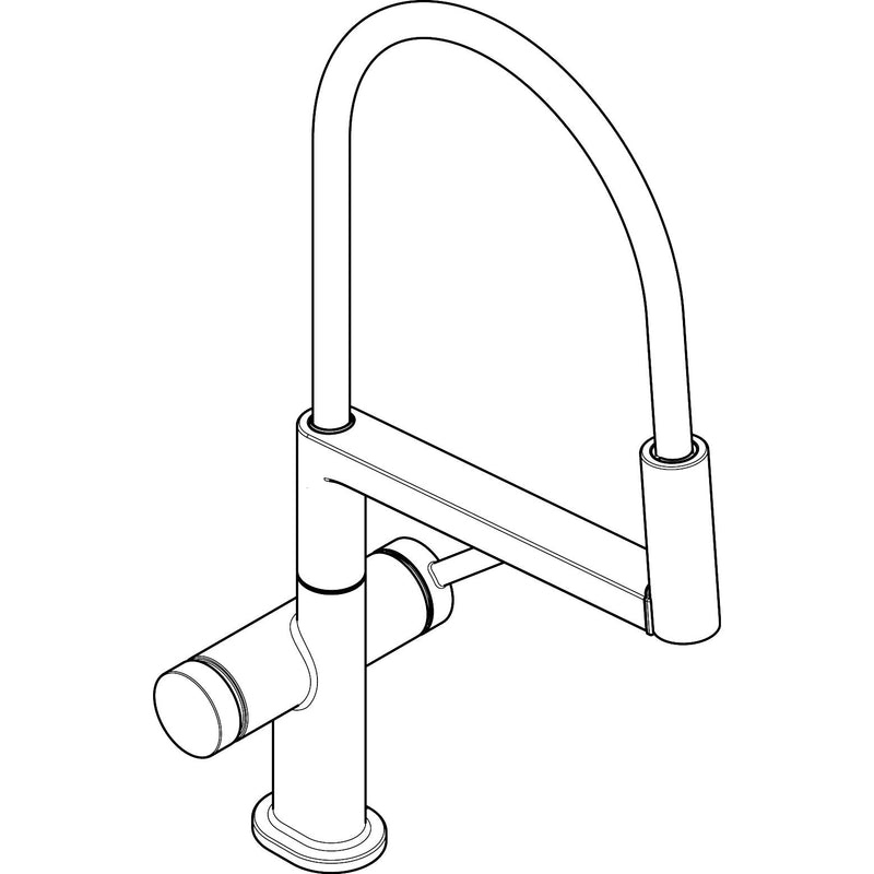 Hansgrohe - Spültischmischer Talis Select M54 PowderSpray 3jet chrom