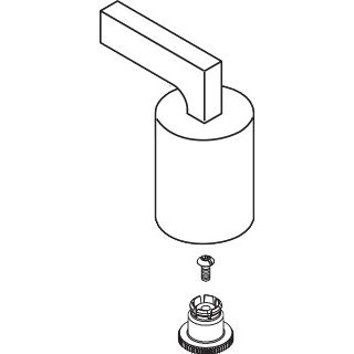 Hansgrohe - Hebelgriff Citterio 2-Locharmatur 39394000 verchromt
