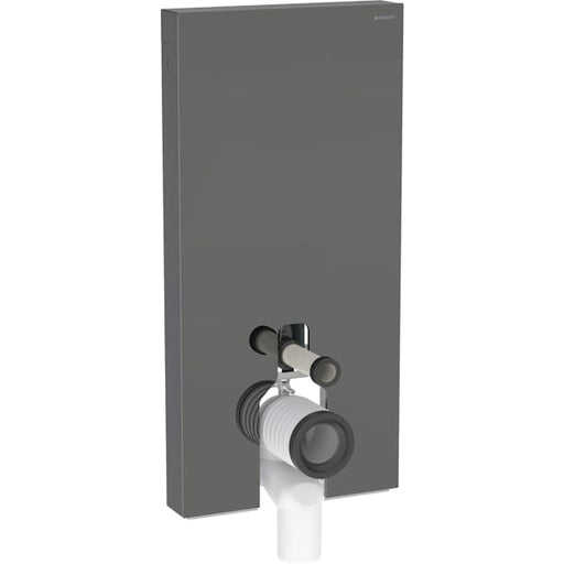 Geberit Vertriebs - Monolith Plus Sanitärmodul f. SWC 101cm, Glas lava / alu. schwarzchrom