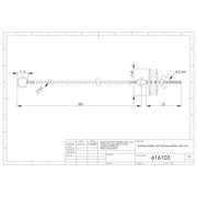 Adolf Schmidt - Kettenhalter mit Deckrosetten 40mm