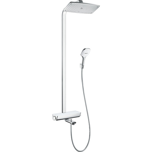 Hansgrohe - Showerpipe RAINDANCE Select E Air 1jet Kopfbrause 360mm 271134 weiß chrom