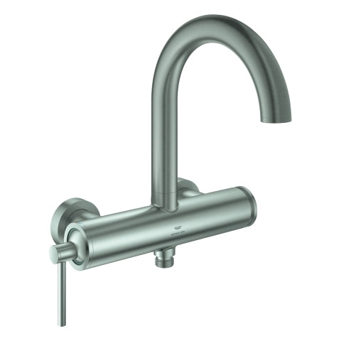 Grohe - Einhand-Wannenbatterie Atrio 24367 Wandmontage supersteel