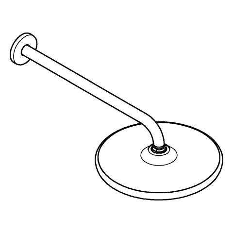 Grohe - Kopfbrausenset Tempesta 250 26668 Brausearm 380mm matte black