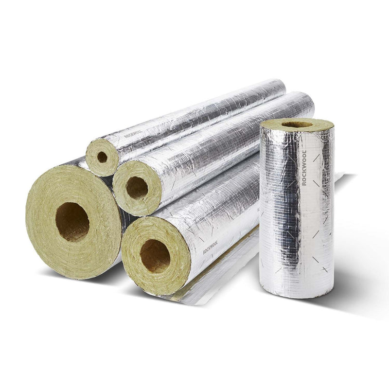 IDV Dämmstoffe - Steinwolle Schale RS 800 Alukaschiert DIN4102 AD=22x30mm VPE:20m p.m