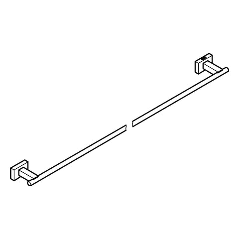 Grohe - Badetuchhalter ESSENTIALS Cube 40509_1 558mm Metall supersteel