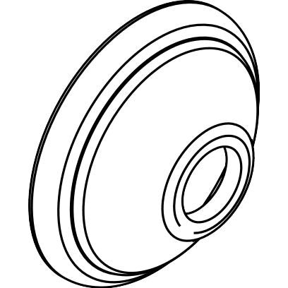 Hansgrohe - Rosette AXOR Montreux Wannenarmatur/ Brausenarmatur Aufputz chrom