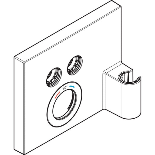 Hansgrohe - Rosette iBox FIXFIT Shower Select Thermostat komplett chrom