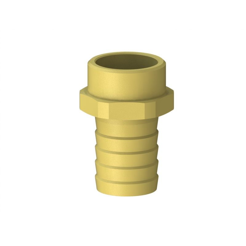 Schlösser Armaturen - Schl�sser Schlauchtülle aus Messing 1x1 mit AG blank