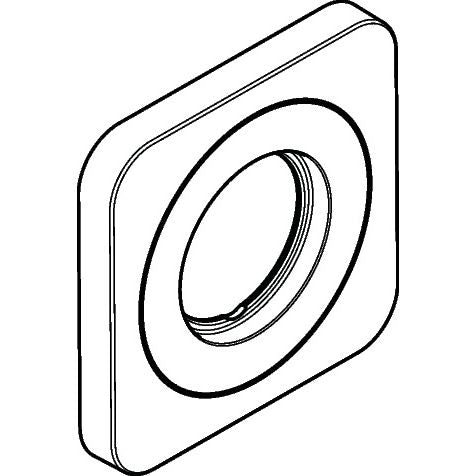 Hansgrohe - Rosette f.Auslauf Waschtischmischer UP Axor Citterio M chrom