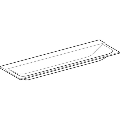 Geberit Vertriebs - Möbelwaschtisch XENO2, 160x48cm o. Hl., o. Ül., weiß-alpin