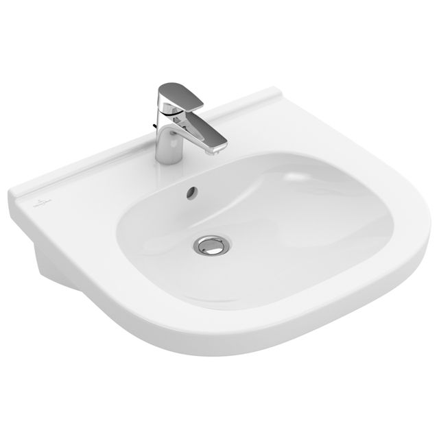 VILLEROY & BOCH - Waschbecken ViCare 600x550mm ov 1HL. o. ÜL. Weiß Alpin AntiBac CeramicPlus