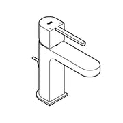 Grohe - Einhand-WT-Batterie PLUS 32612 S-Size chrom