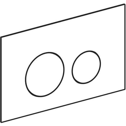 Geberit Vertriebs - Sigma 40 BetPl., für 2-Mengen-Spülung Round, edelst. gebü./Etc