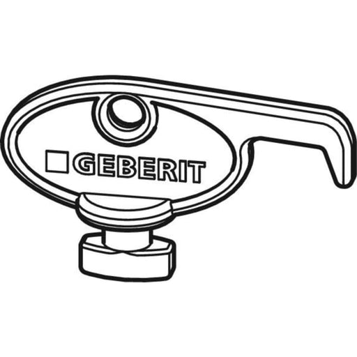 Geberit Vertriebs - Schlüssel für Rost 13x13 cm verschließbar
