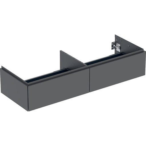 Geberit Vertriebs - ONE Unterschrank für WT/-Platte 2 Schubl., 133,2x26,6x47cm, lava matt