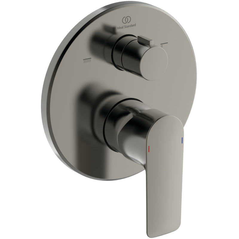 Ideal Standard - IS Badearmatur UP Connect Air Rosette d:163mm Silver Storm