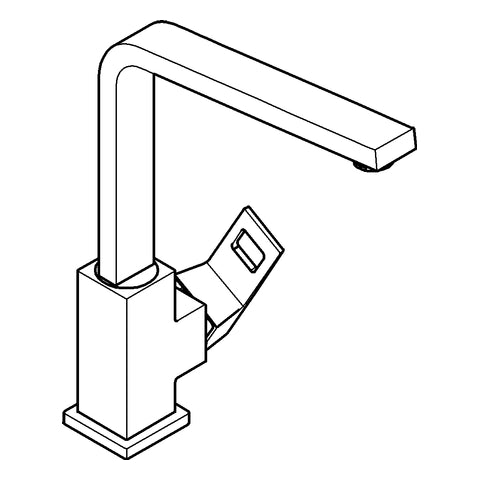 Grohe - Spültisch EHM EUROCUBE 31255 Temperaturbegrenzer chrom