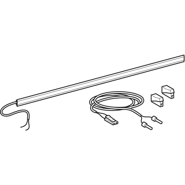 Geberit Vertriebs - Leuchtenset unten, OPTION Spiegelschrank Plus, Modell 800361