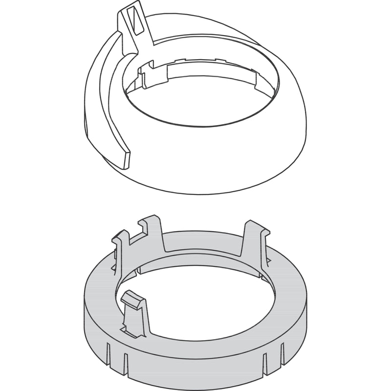Hansgrohe - Abdeckkappe Axor Uno satinox