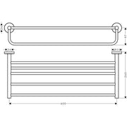 Hansgrohe - Handtuchablage mit Badetuchhalter LOGIS Universal chrom