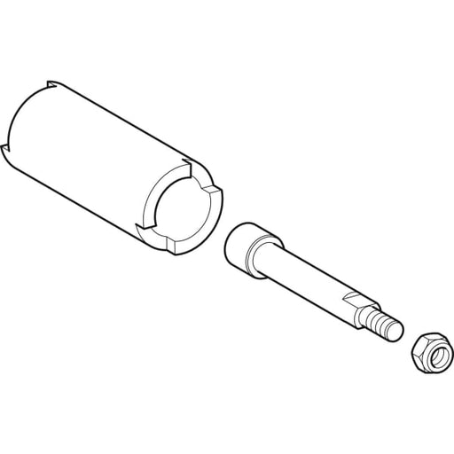 Geberit Vertriebs - C-Stahl Verlängerungsset zu Kugelhahn, Du: 15 - 18mm, # 94935