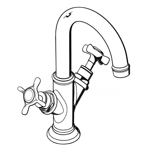 Hansgrohe - 2-Griff WT-Armatur AXOR MONTREUX 16505000 chrom m.Ablaufgarnitur für HWB