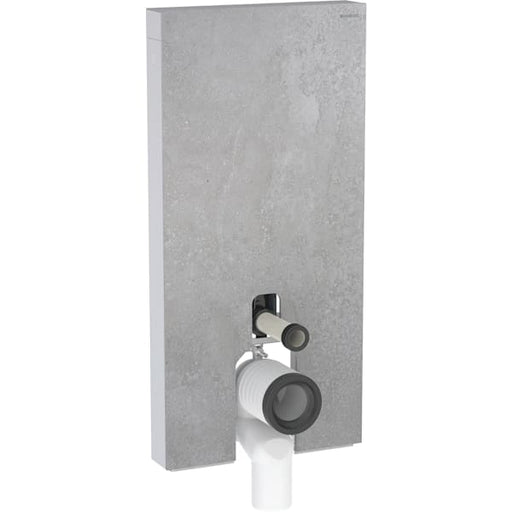 Geberit Vertriebs - Monolith Plus Sanitärmodul f. SWC 101cm Steinzeug Betonoptik, Aluminium