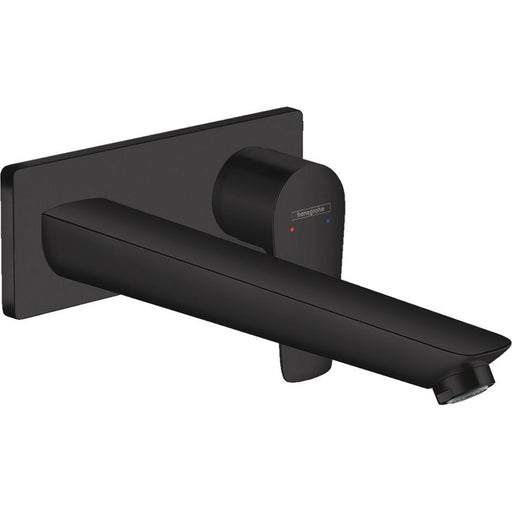 Hansgrohe - 2-Loch Waschtischmischer Unterputz Talis E F-Set mattschwarz langer Auslauf
