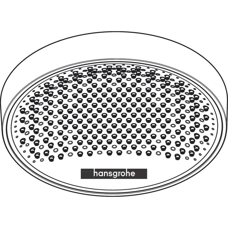 Hansgrohe - Kopfbrause RAINFINITY 250 1jet Deckenmontage mattschwarz
