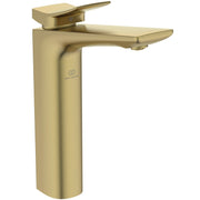 Ideal Standard - WT-Armatur CONCA, m.verl.Sockel, m.Ablgarn., Ausld.150mm, Brushed Gold