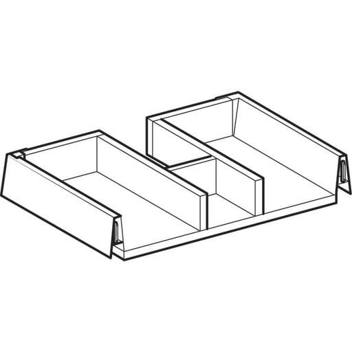 Geberit Vertriebs - Schublade mit Ausschnitt, SMYLE WT-US, Modell 805090/91/92/93
