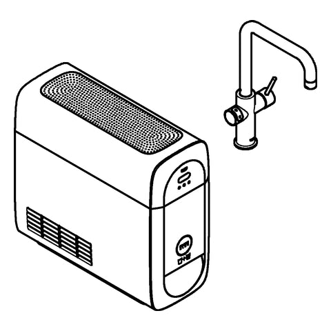 Grohe - BLUE Home Starter Kit 31456 Bluetooth/WIFI U-Ausl. supersteel