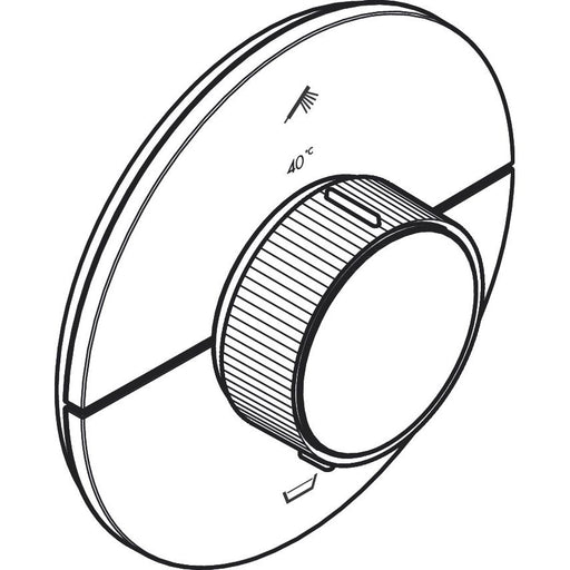 Hansgrohe - Thermostat UP Axor ShowerSelect ID Fertigset 2 Verbr.Sicherungsk.rund chrom