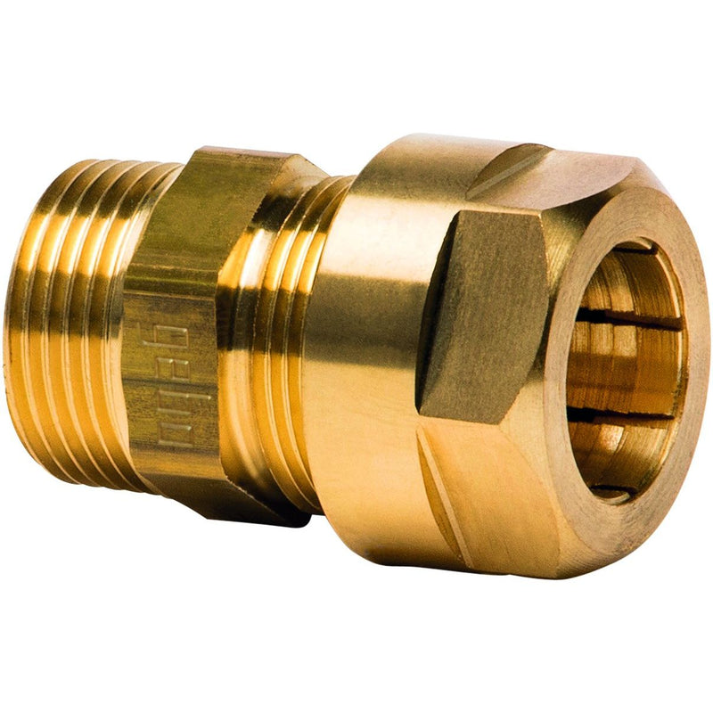 Gebo - Armaturen - MULTIGEBO Klemmverbinder Serie 320 Set mit Außengewinde, 17 mm AD x 1/2''