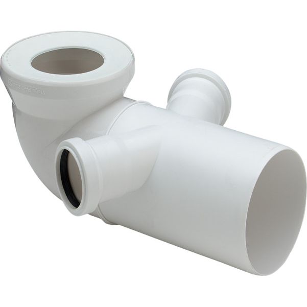 Viega - WC Anschlussbogen 90 Grad 3811.3 50mm Kunststoff weiss