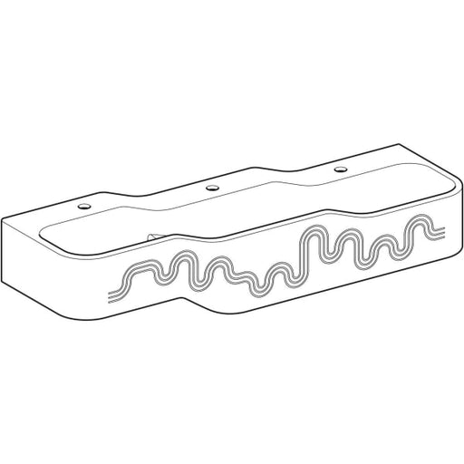 Geberit Vertriebs - Bambini Spiel/Waschlandschaft B:140cm 3 Waschpl., tieferes B re, 3 Hl., grün