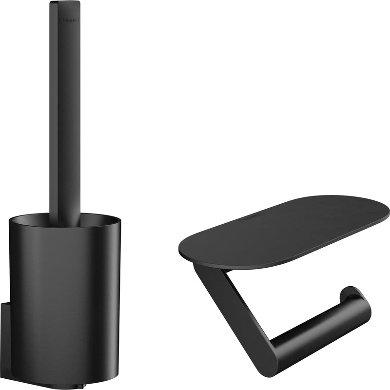 Hansgrohe - Toilettenset WallStoris mattschwarz