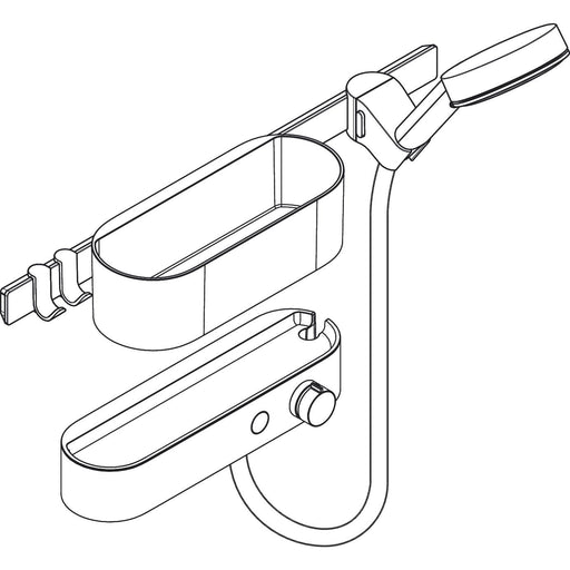 Hansgrohe - Bundle WallStoris 105 3jet Brausethermosstat 700 mattweiß