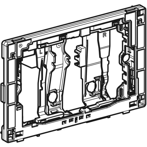 Geberit Vertriebs - Befestigungsr. mit Schwenkmechanismus für DuoFresh Einschub hochglanz-chrom