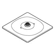 Grohe - Kopfbrause RAINSHOWER 310 Mono Cube 26567 chrom/moon white