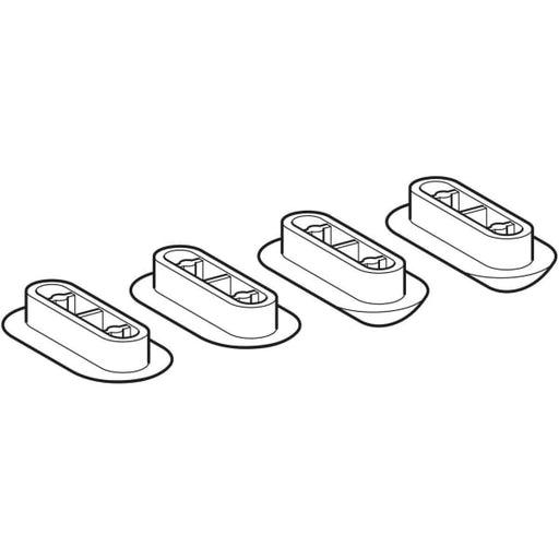 Geberit Vertriebs - WC-Sitzring Puffer +/- 2mm, je 2 St. Service-Kit