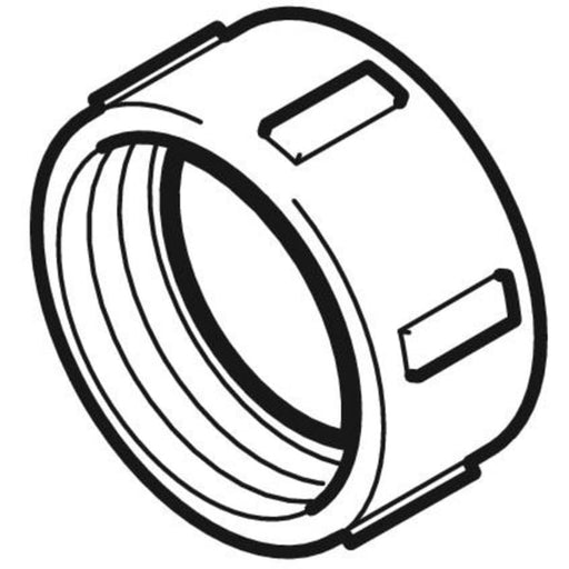 Geberit Vertriebs - Überwurfmutter PP Rd40x1/8 für Wannengarnitur granitgrau