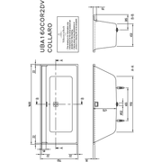 VILLEROY & BOCH - Badewanne Collaro 1600x750x620mm re-eckig m. System AC TP2 Stone White