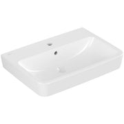 VILLEROY & BOCH - Waschbecken O.novo 650x460mm Eckig 1HL. mit Überlauf Weiß Alpin CeramicPlus