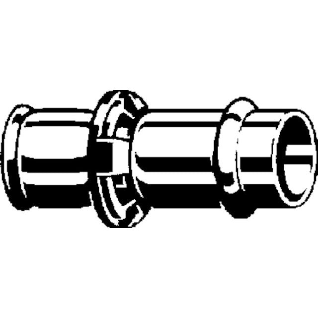 Viega - Übergangsstück SANPRESS 2213P 25x22mm Rotguss